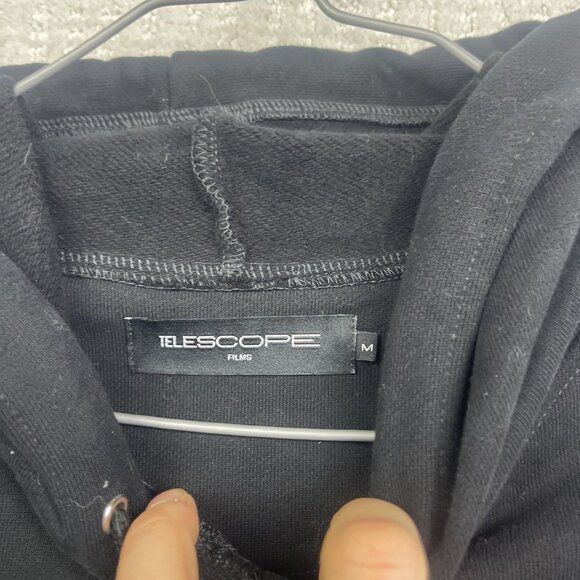 Telescope Films Montreal Quebec Production Company Black Hoodie Men’s M - Picture 5 of 12
